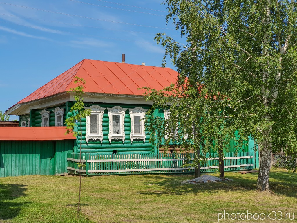 17 Деревянные дома в деревне Усад, Меленковский район