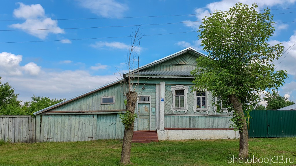 18 Деревянные дома в деревне Высоково, Меленковский район