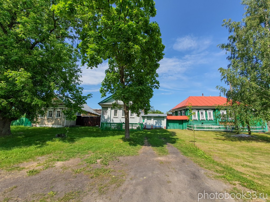 20 Деревянные дома в деревне Усад, Меленковский район
