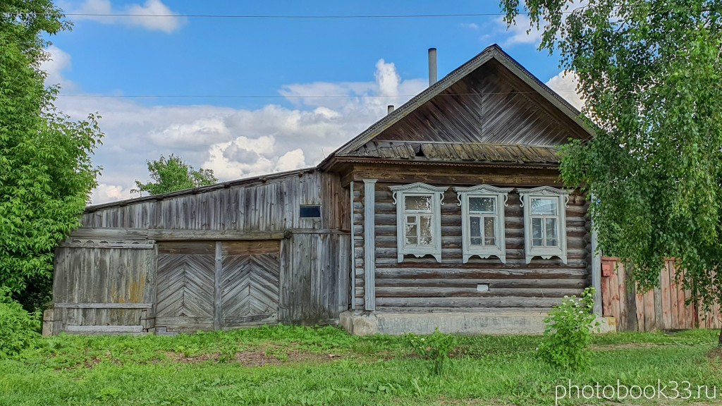 21 Деревянные дома в деревне Высоково, Меленковский район