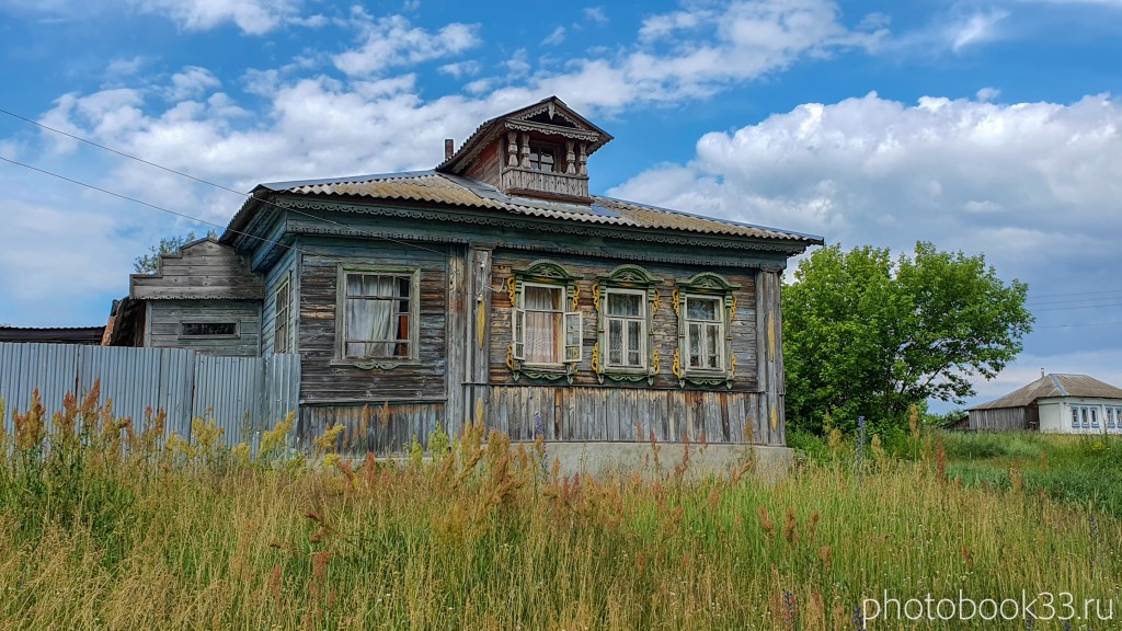 60 Деревянный дом в деревне Просеницы Меленковского района