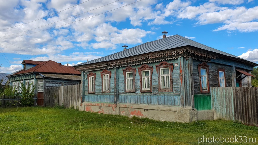15 Деревянный дом в селе Лазарево, Муромский район