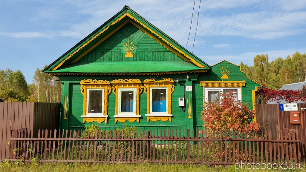 04 Деревянные дома в деревне Грибково, Муромский район