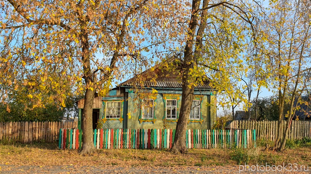 56 Деревянный дом в селе Левино, Меленковский район