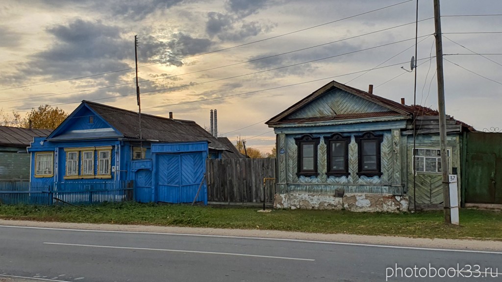 67 Деревянные дома в селе Бутылицы, Меленковский район