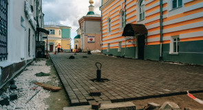 Благоустройство пешеходной зоны и смотровой площадки во Владимире