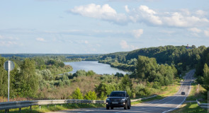 Дорога вдоль Клязьмы на Вязники, Владимирская область