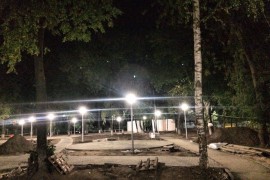 Новое освещение в Парке Молодежный (Муром)