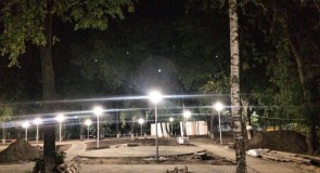 Новое освещение в Парке Молодежный (Муром)