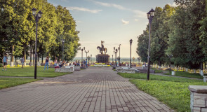 Прогулка по Парку Пушкина во Владимире