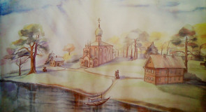 Серапионовая пустынь и Преображенский храм в Серапионовой пустыни