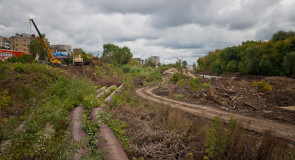 Лыбедь. Строительство
