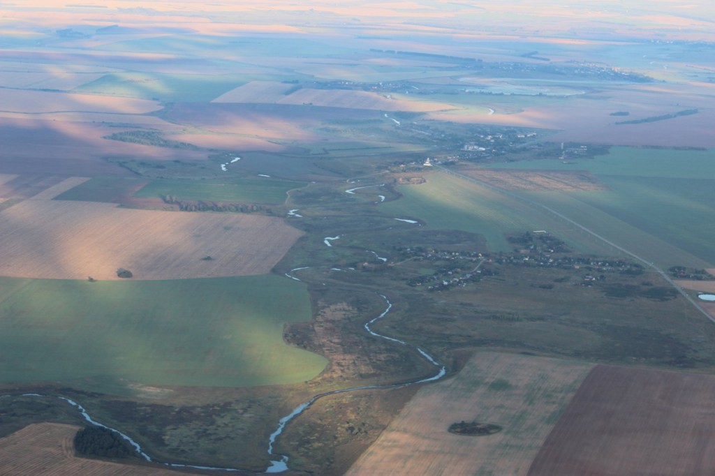 Утренний полет над облаками с парашютистами над Владимирской областью 09