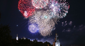 Феерическое завершение дня города во Владимире