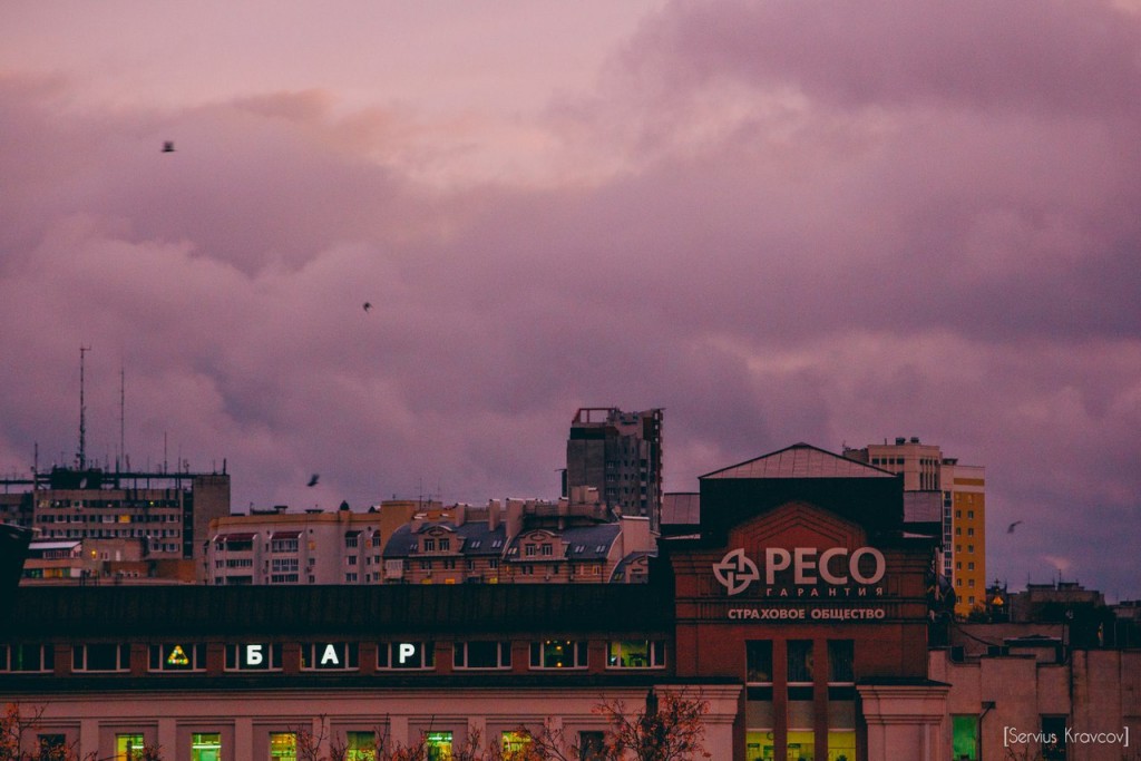 Вечер в розовых цветах во Владимире 05