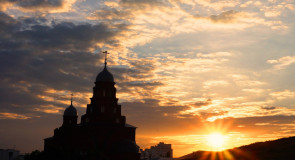 Закат в летнем Владимире