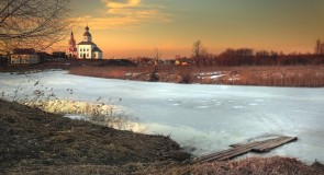 Ильинская церковь, март, Суздаль