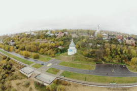 Космодамианская церковь с высоты