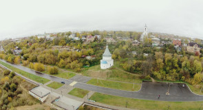 Космодамианская церковь с высоты