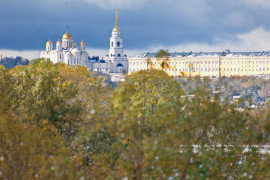 Первый снег во Владимире