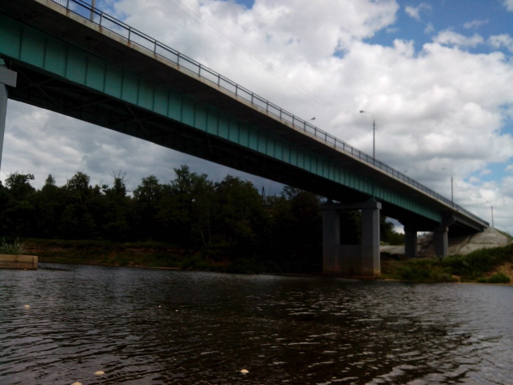 По реке Клязьме 76 Мост через Горьковку.