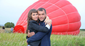 Предложение «Руки и сердца» в небесах под Суздалем