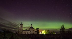 Северное сияние с.Брутово, Суздальский район