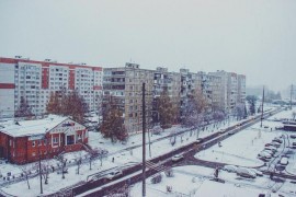 А из нашего окна зима уже видна