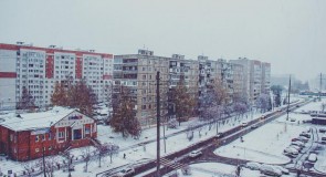 А из нашего окна зима уже видна