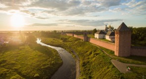 Закат в Суздале