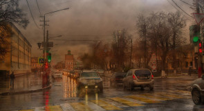 Муром. Осень. Улица Ленина