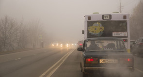 Ноябрьский утренний туман во Владимире (09.11.2015г)