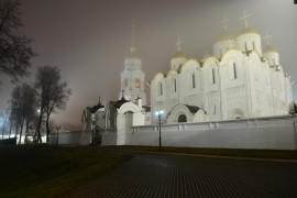 Осенний туман во Владимире
