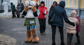 Предновогодние гуляния на Пешеходке