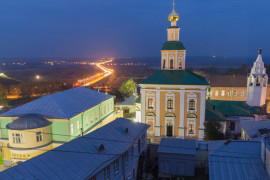 Вид с крыши в центре Владимира