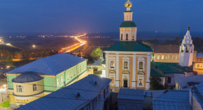 Вид с крыши в центре Владимира