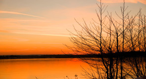 Владимирская область. Ноябрьский закат.