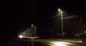 Гусь-Хрустальный. Замена ламп уличного освещения на светодиодные