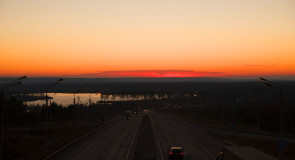 Закат 07.11.2015 Южная объездная г. Владимир