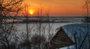 Зима на Оке и Илевне близ Мурома