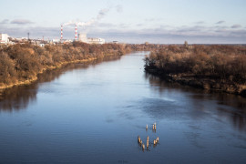 На берегу Клязьмы