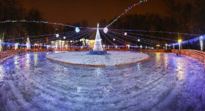 Открытие катка в сквере Липки состоится 25 декабря 2015 г.