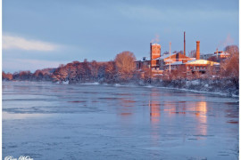 Река Клязьма, вид на мкр. Оргтруд (г. Владимир)