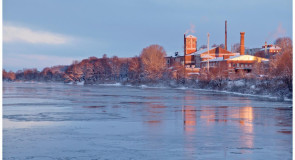 Река Клязьма, вид на мкр. Оргтруд (г. Владимир)