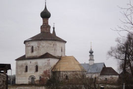 Ремонт кровли апсиды ц. Воздвиженья Креста Господня в Суздале