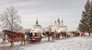 Русская зима в Суздале