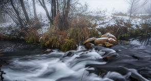р. Унжа. Поздняя осень (Меленковский район)
