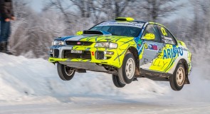 Новогодняя дуэль в д. Загорье (автоспорт)