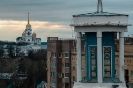 Виды Владимира с высоты, декабрь 2015