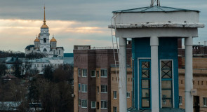 Виды Владимира с высоты, декабрь 2015